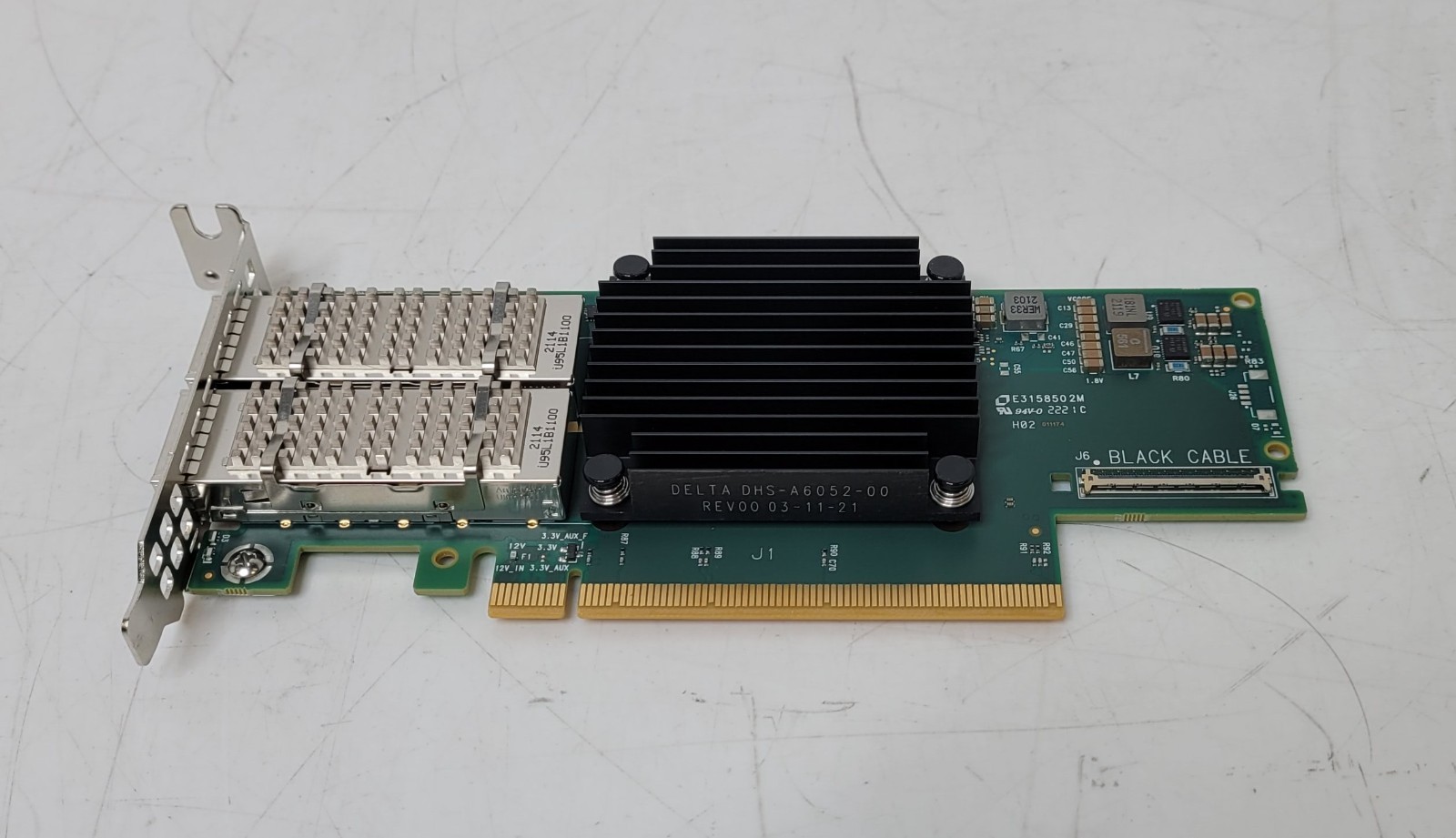 Mellanox ConnectX-6 100GbE 2 Port QSFP PCIe Ethernet Adapter – MCX653106A-ECAT