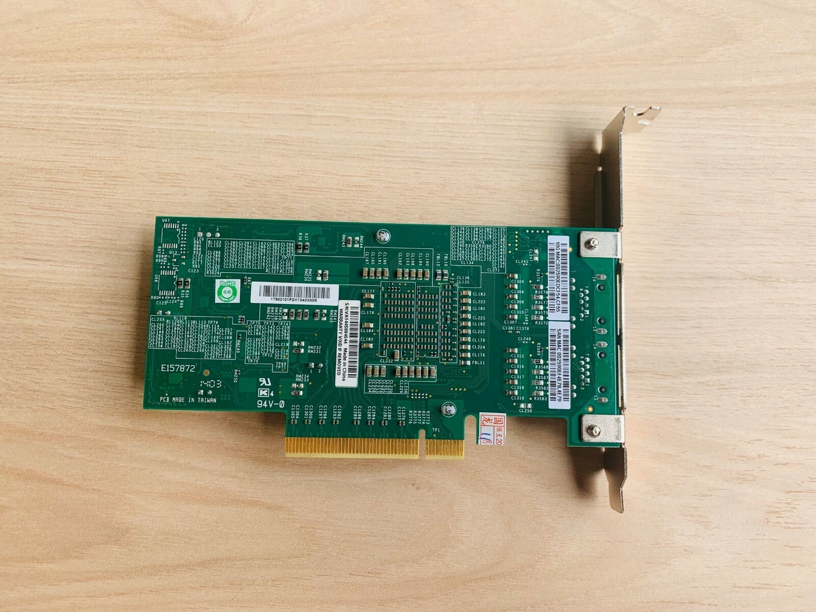 Supermicro AOC-STG-i2T 10G PCI-E Dual RJ45 Ports Ethernet Network Adapter