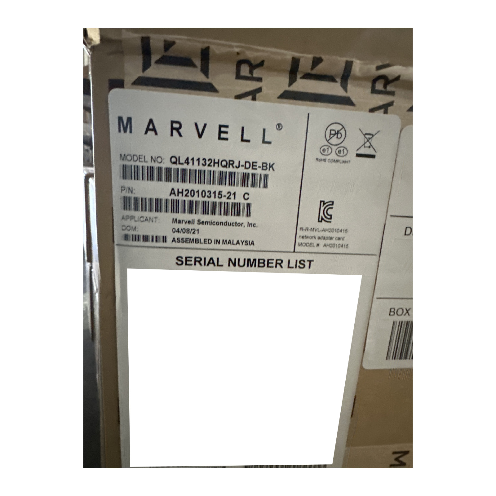 Marvell Fastlinq Dual Port 10GB RJ45 OEM Dell OCP 3.0 Ethernet Network Adapter