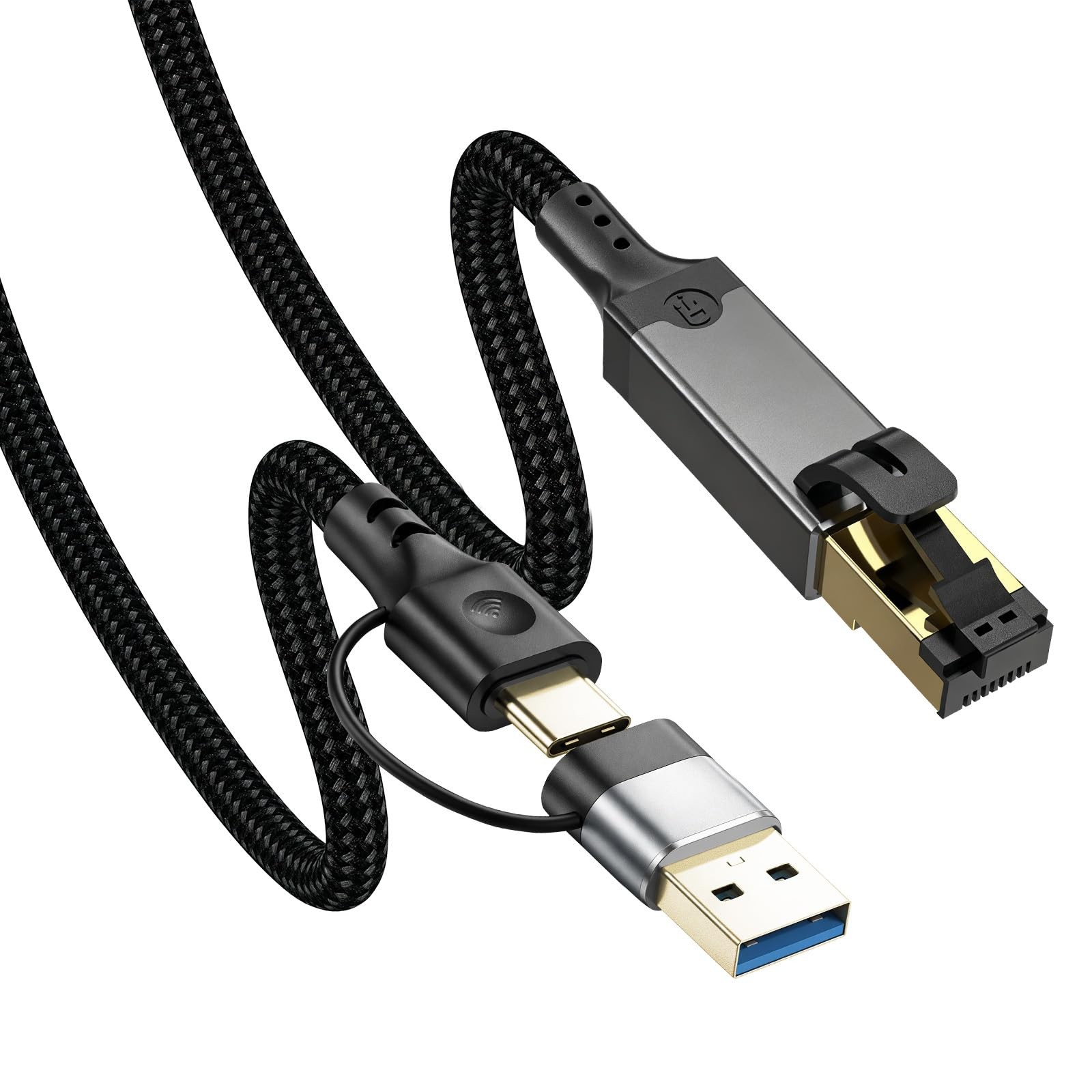 Ethernet to USB Cable Gigabit LAN Internet Cable 1000Mbps High Speed RJ45 to …