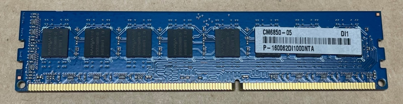 2-Nanya 4GB.2Rx8.PC3-10600U-9-10-B0.1333 Non-ECC Unbuffered RAM NT4GC -8GB Total