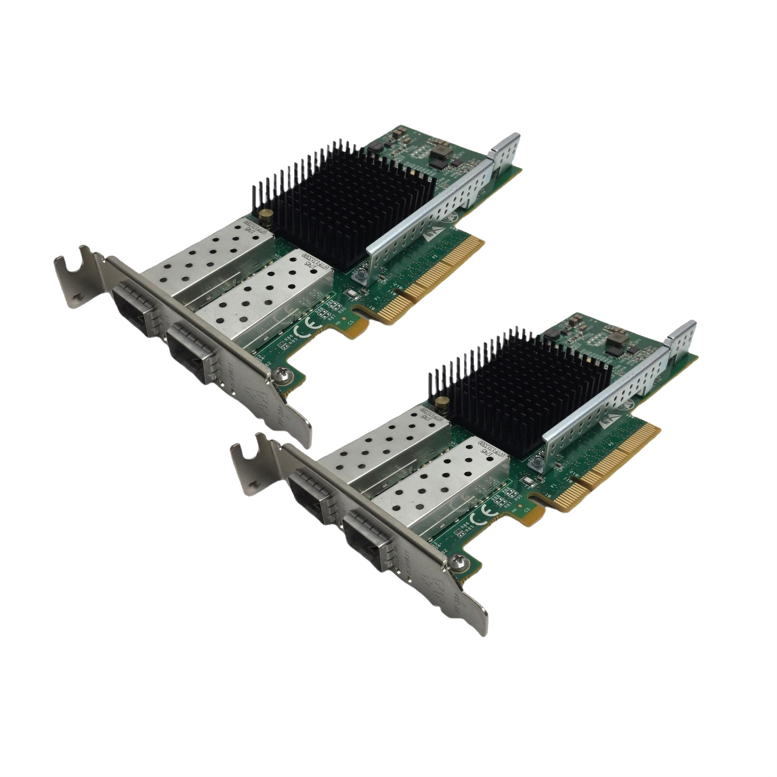 Dual Port 10GbE SFP+ LOT OF 2 Silicom Intel X520-DA2 Chipset LOW Profile