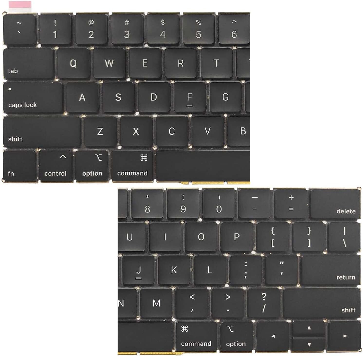 Keyboard US Layout for MacBook Pro 2018-2019 13 Inch A1989 15 Inch A1990