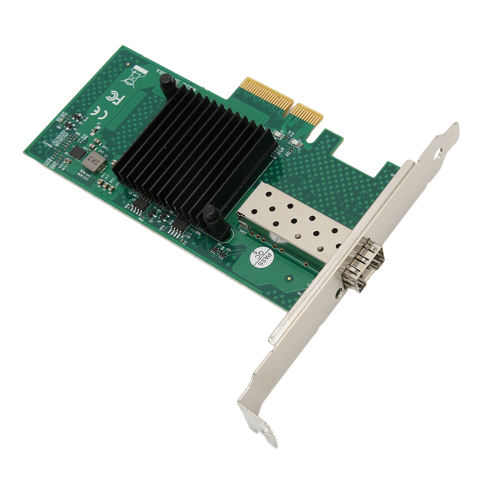 PCIe Network Card 10000Mbps PCI Express X4 5.0GT/s SFP LC Optical Fiber Gigabit