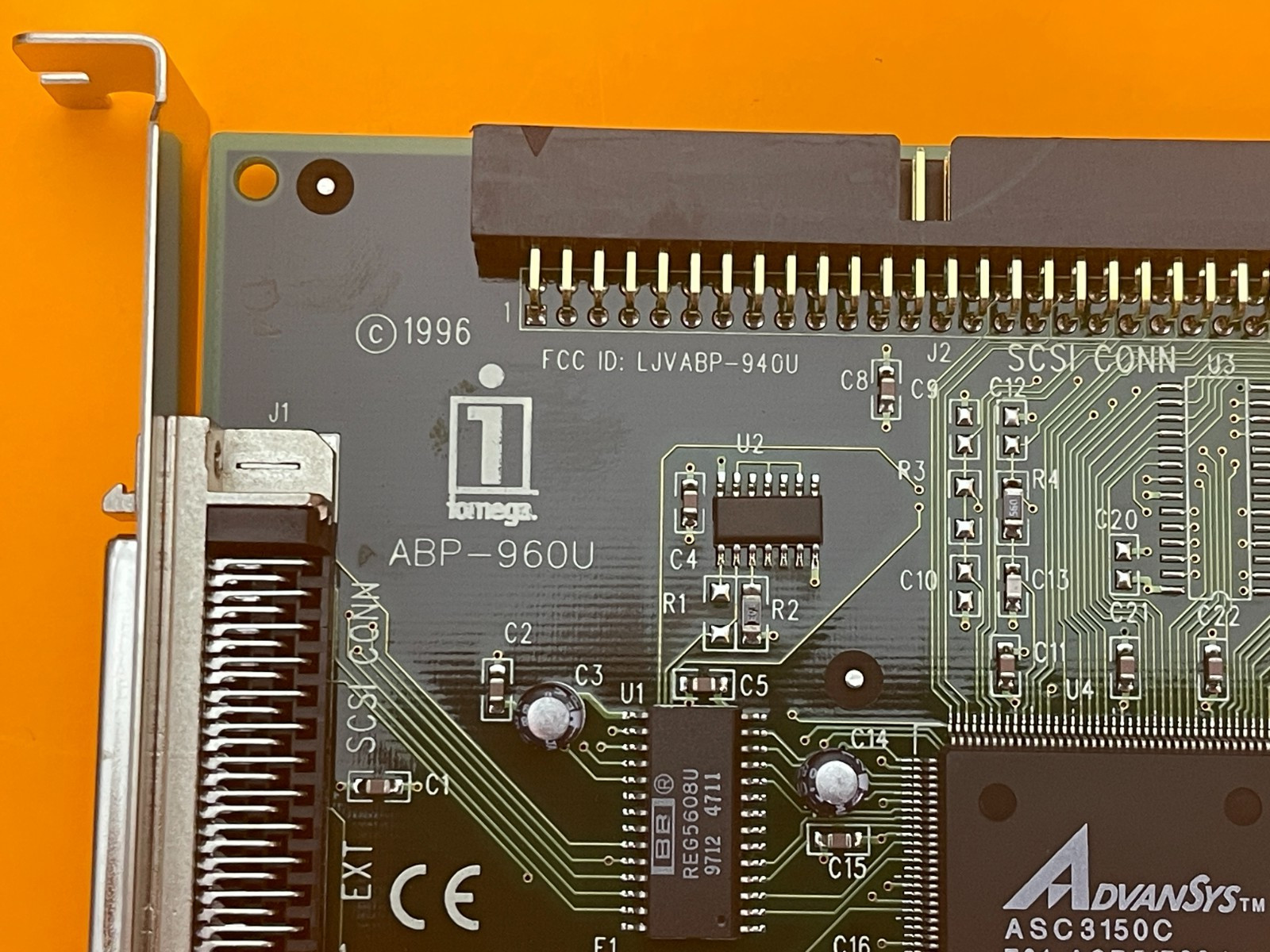 IOMEGA ABP960U PCI JAZ JET ULTRA SCSI CARD PREOWNED VINTAGE SEE DESCRIPTION***