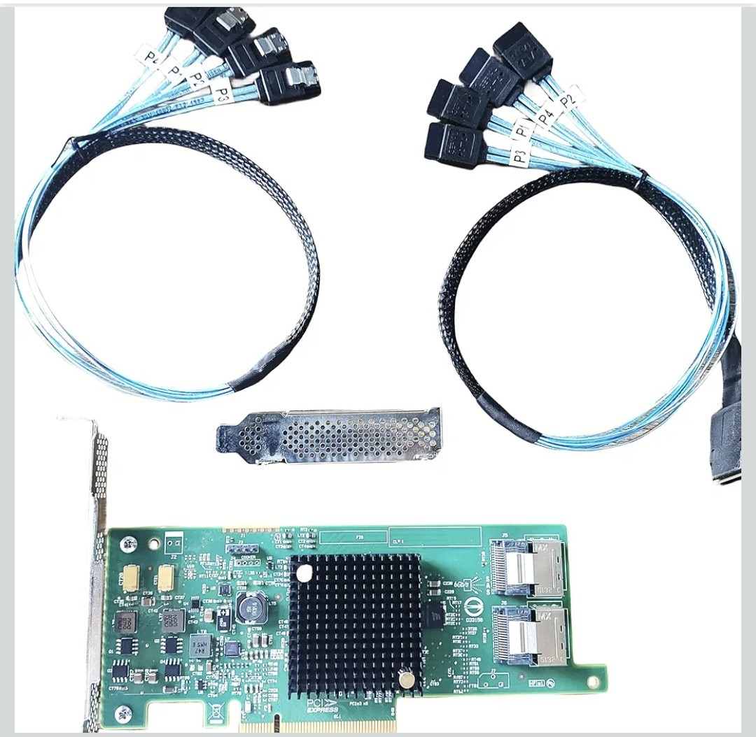 9207-8i 6Gbs SAS 2308 PCI-E 3.0 HBA IT Mode for ZFS FreeNAS unRAID Host Bus…