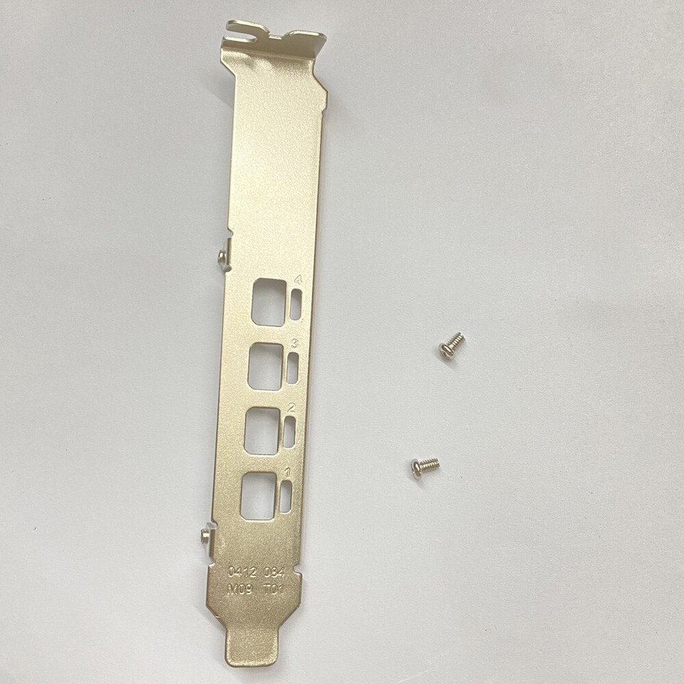 NEW Full Height Bracket for NVIDIA Quadro RTX K1200 T1000 P400 P600 P1000 4mDP