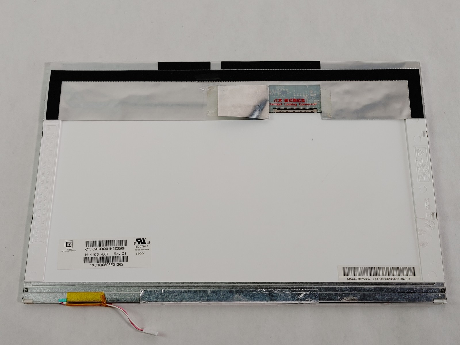 Chimei N141C3 -L07 REV. C1 14.1″ 1440 x 900 Matte Laptop Screen