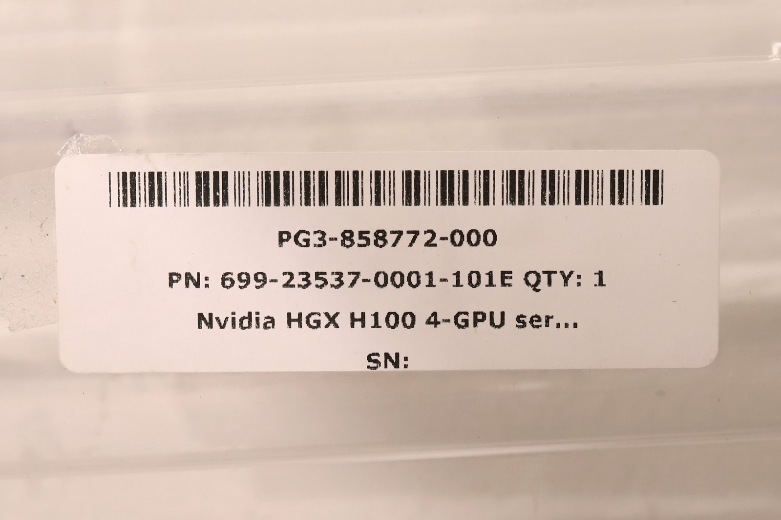 NVIDIA HGX H100 4GPU Baseboard With 4 xAH100 94GB SXM4 HBM2e GPU P/N: JY33M