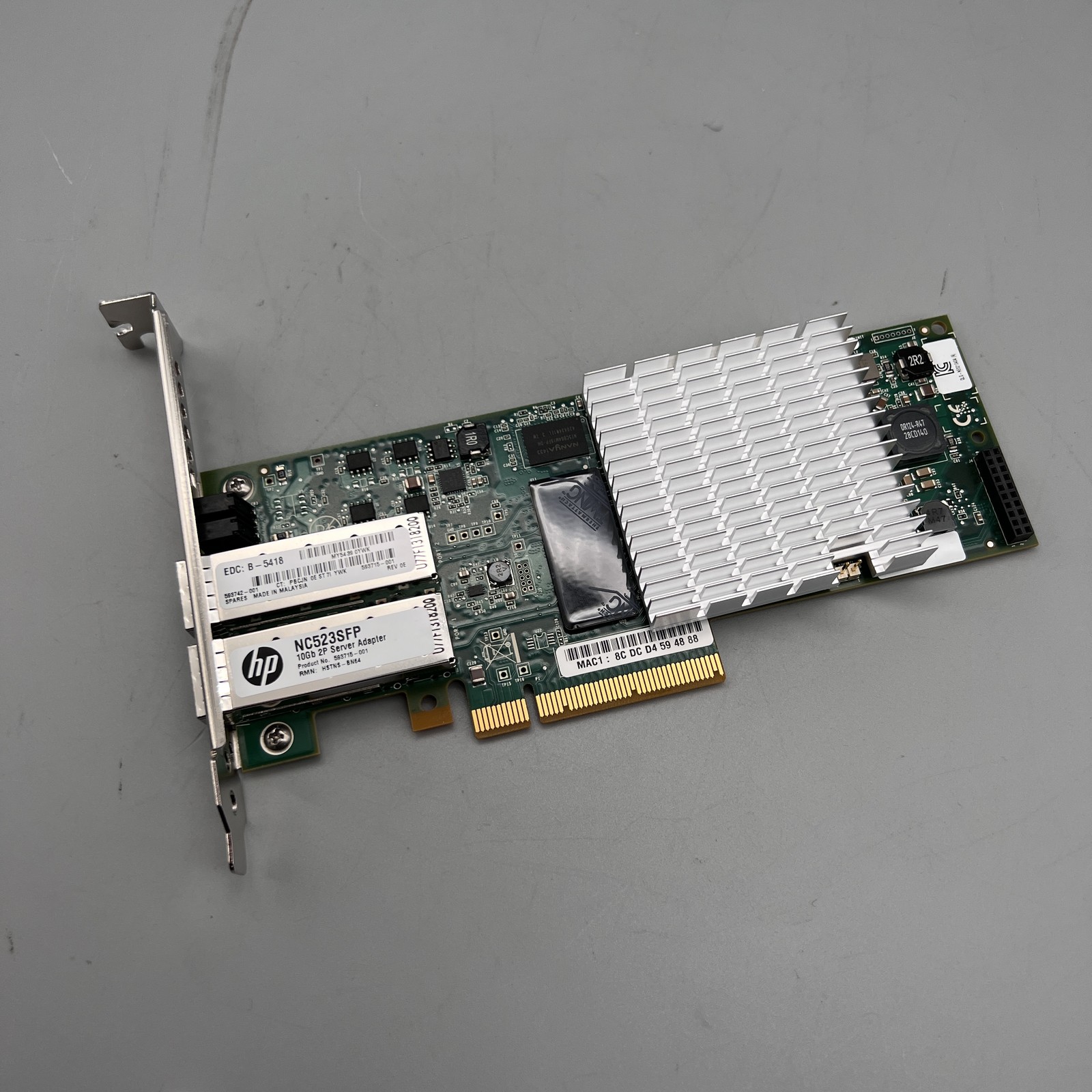 HP NC523SFP 10GbE 2Port Server Adapter 593715-001 593742-001 NE3210404 QLE3242