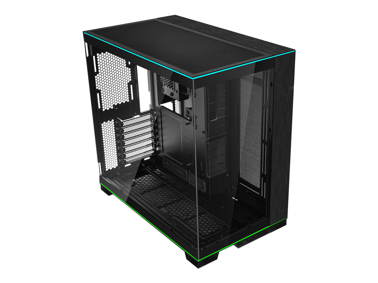 LIAN LI O11 Dynamic EVO RGB Black Aluminum / Steel / Tempered Glass ATX Mid Tow