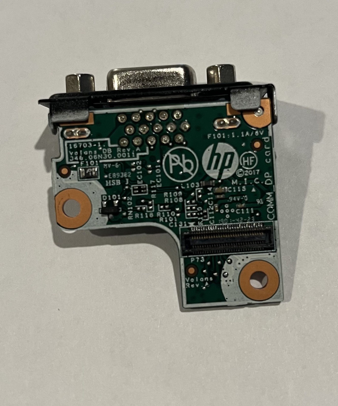 HP Elitedesk Flex-I/O VGA Card Flex IO option Card