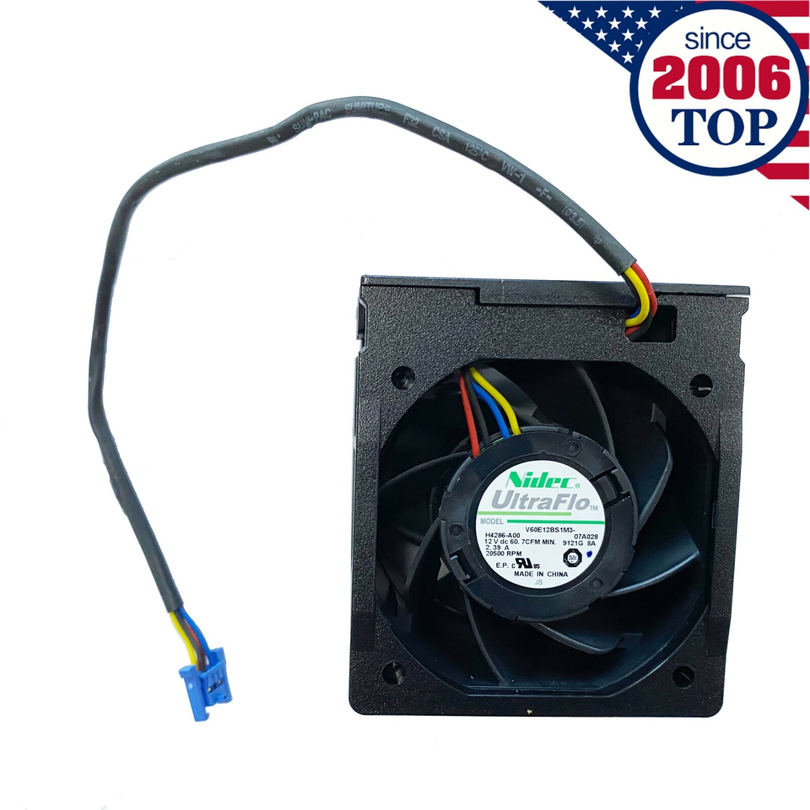 New CPU Cooling Fan for Dell PowerEdge R540 R540XD R7415 H3H8Y US Stock