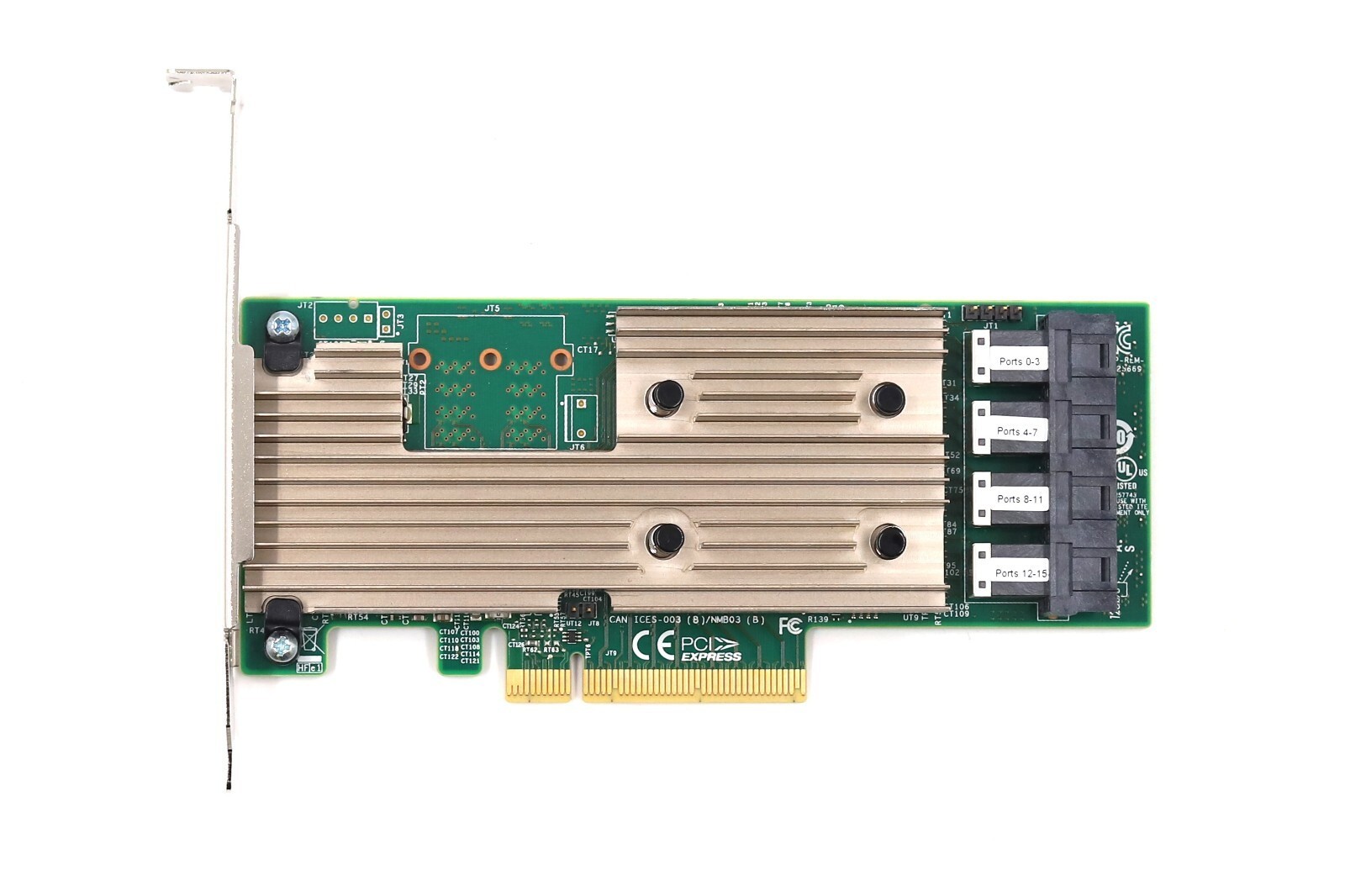 NEW PULLS LSI SAS 9305-16I 16 PORT PCIE 12 GB/S HOST BUS ADAPTER SAS9305-16I