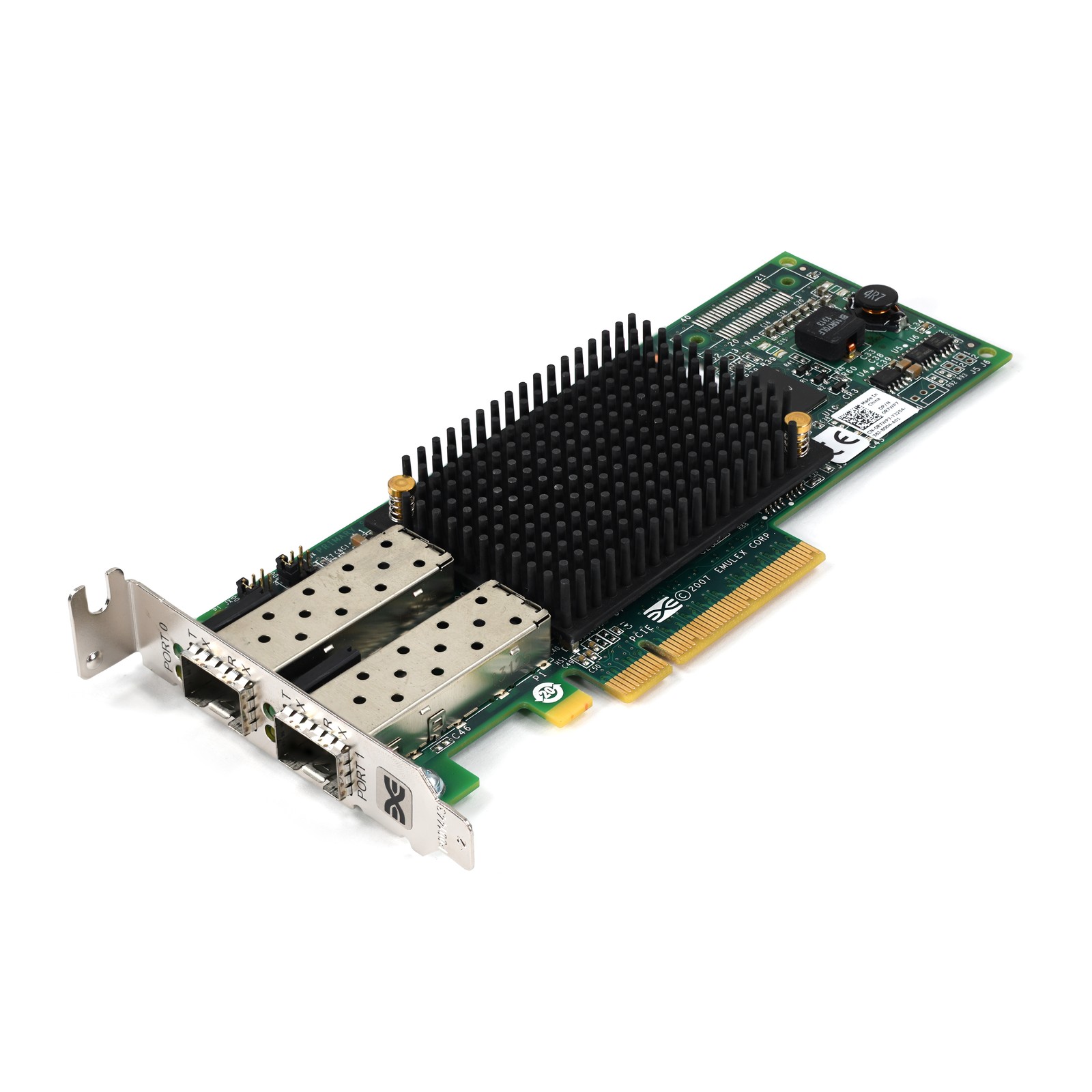 Dell 0R7WP7 Emulex LPE12002 Dual-Port 8GB FC PCIe 2.0 x8 NIC Half Height Bracket