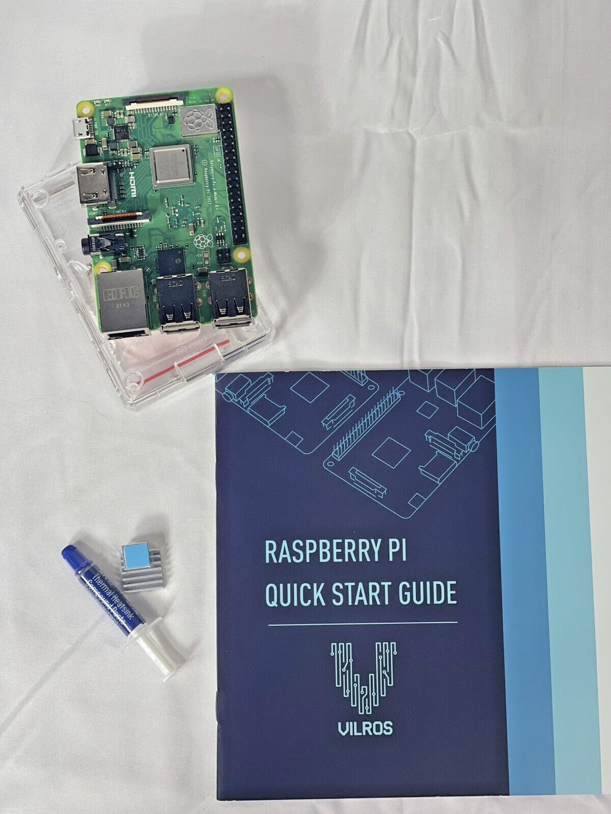 NEW! Raspberry Pi 3 Model B+ NEW Vilros Complete Starter Kit with Clear Case