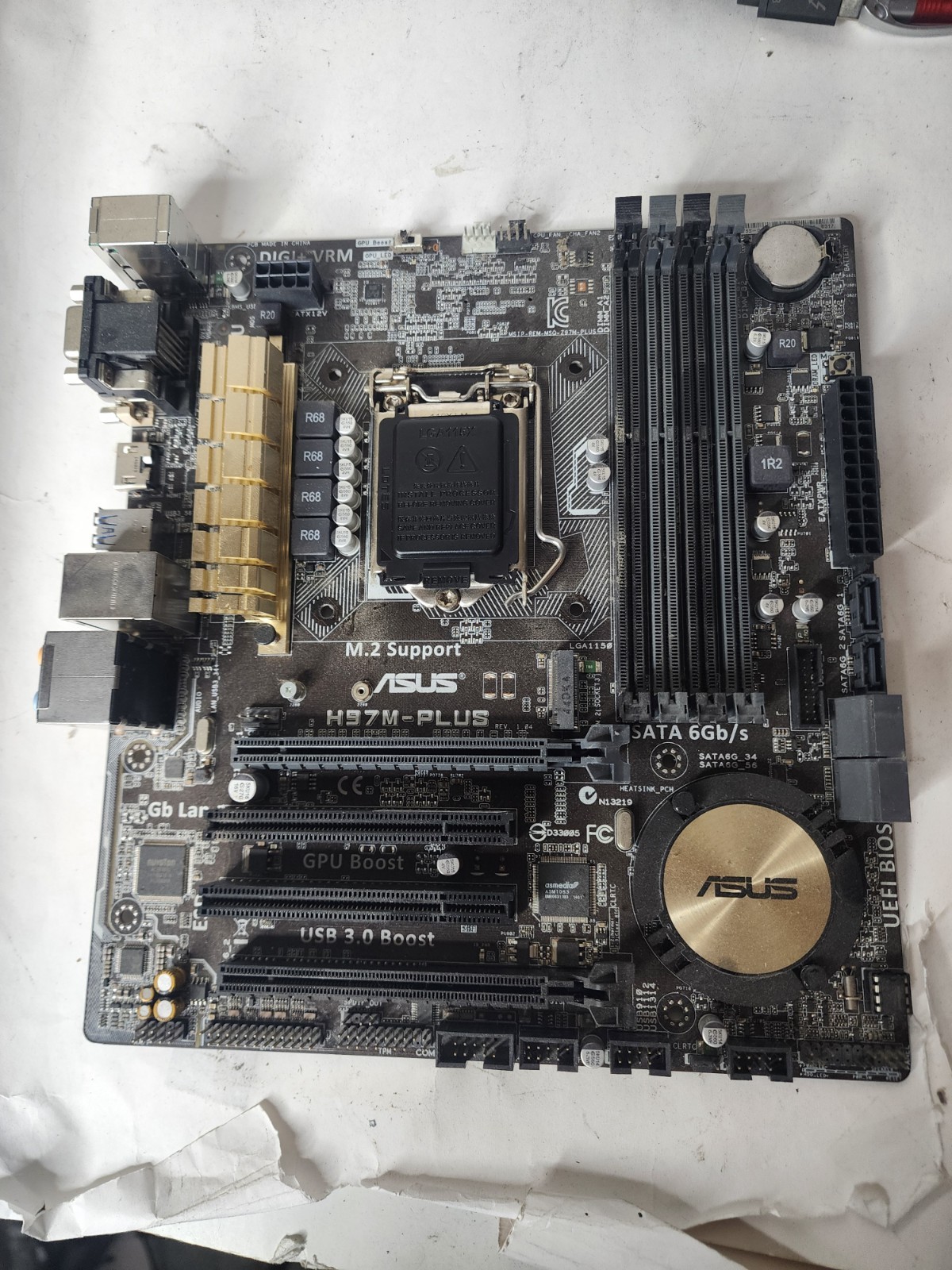 Asus H97M-PLUS LGA1150 DDR3 Intel Motherboard