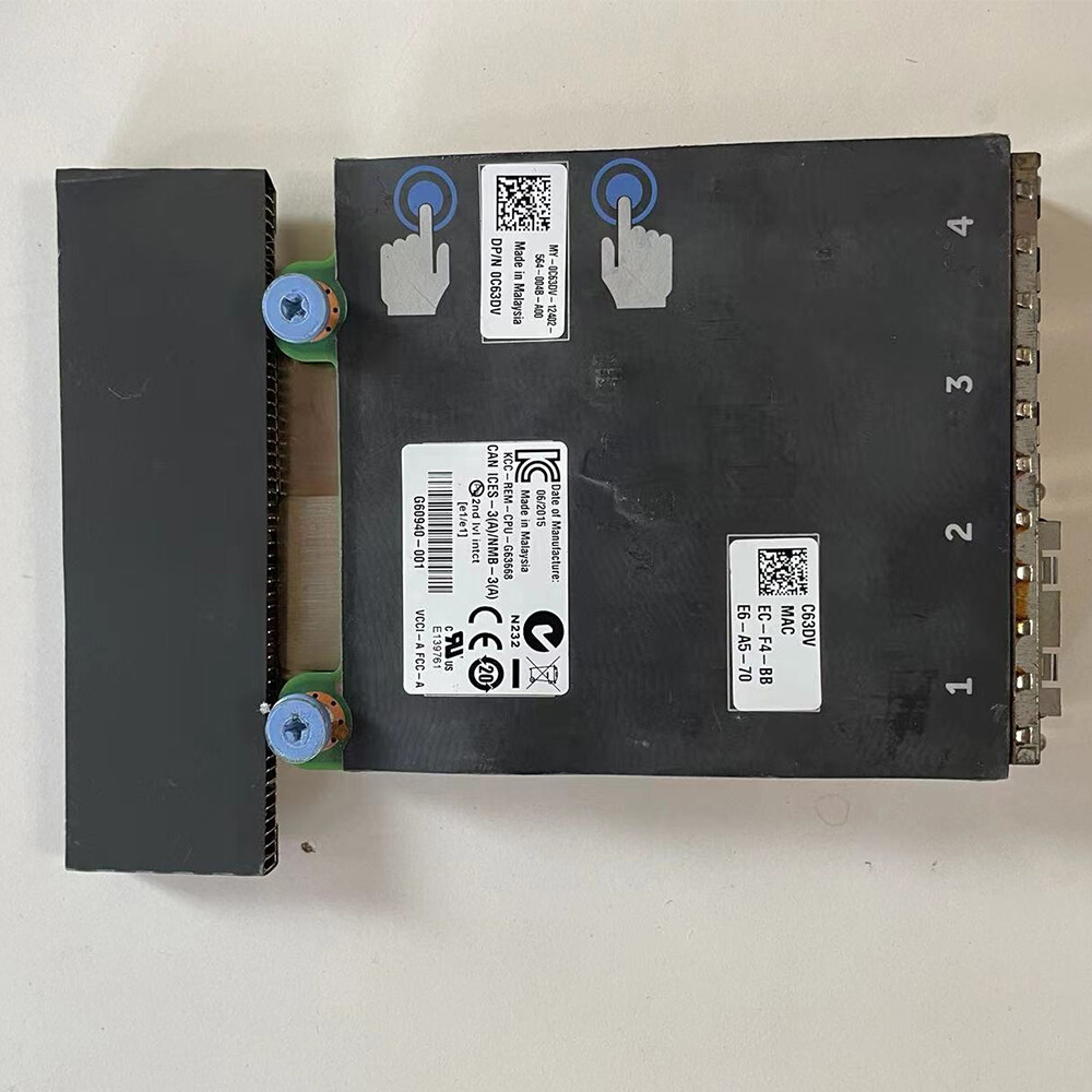 C63DV For Dell Intel X520/i350 Quad Port Network Daughter Card Gigabit Fiber NIC