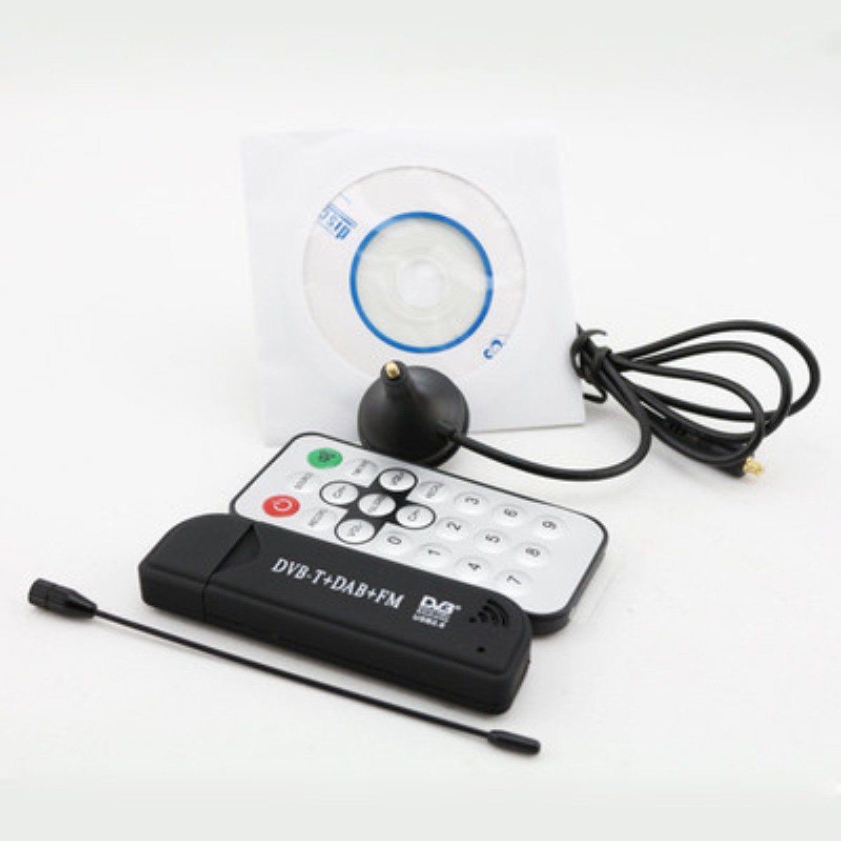 RTL2832U & R820T DVB-T RTL-SDR+DAB+FM USB Digital TV Tuner Receiver F.Laptop/ PC