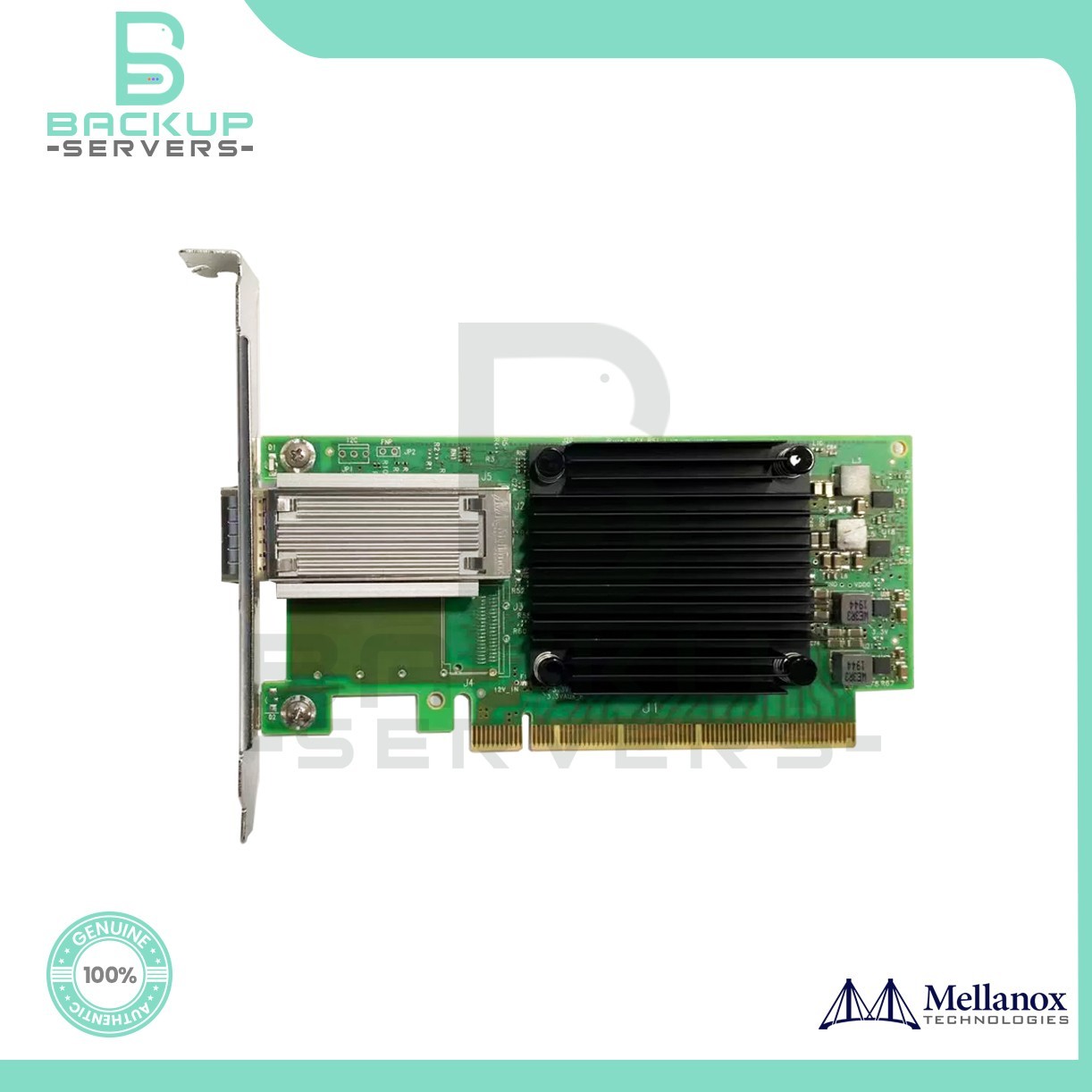 MCX555A-ECAT Mellanox ConnectX-5 1-Port 100Gbps QSFP28 PCI-e 3.0 Network Adapter