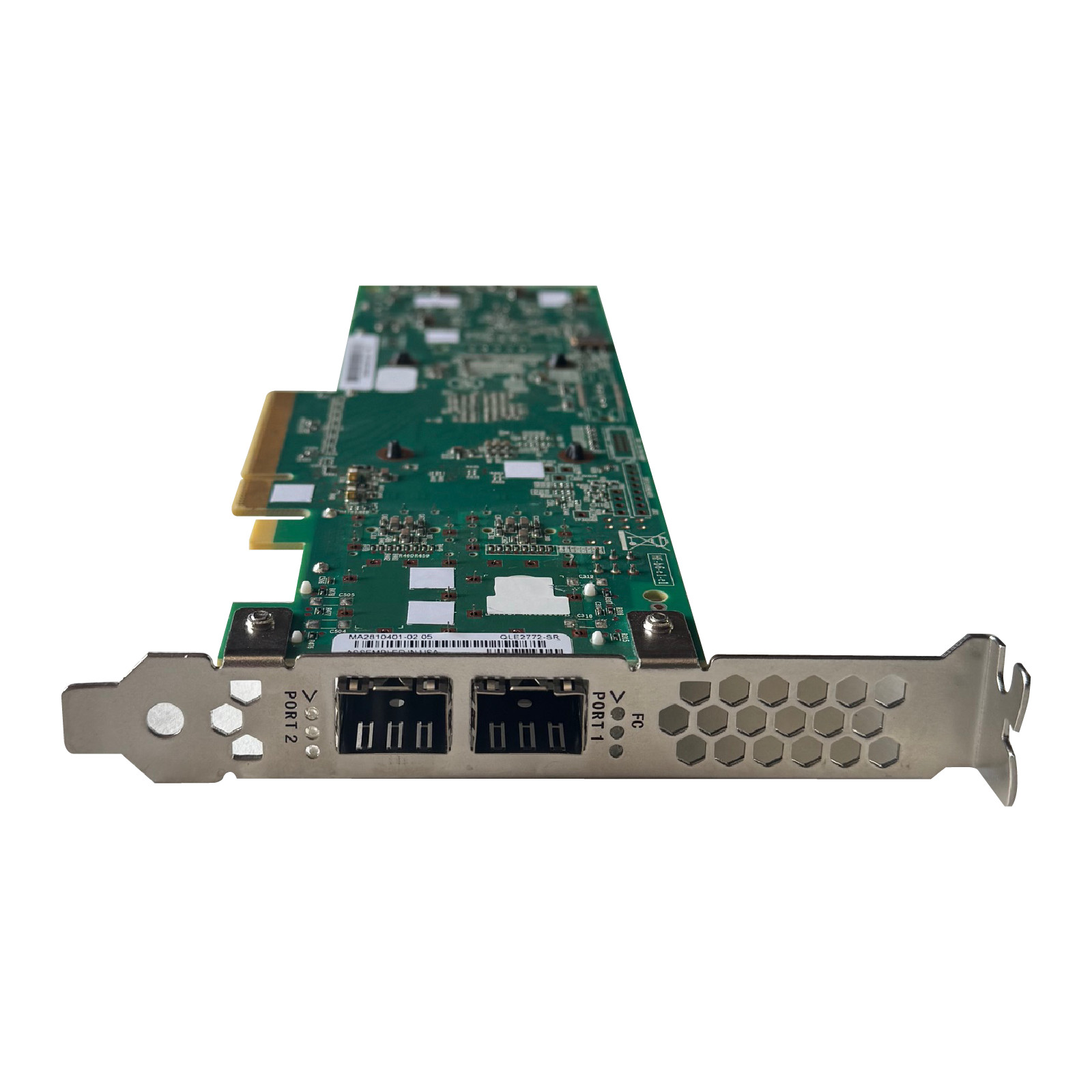 32GB FC Dual Port QLE2772-SR Qlogic PCIe x8 HBA Enhanced Adapter High Profile