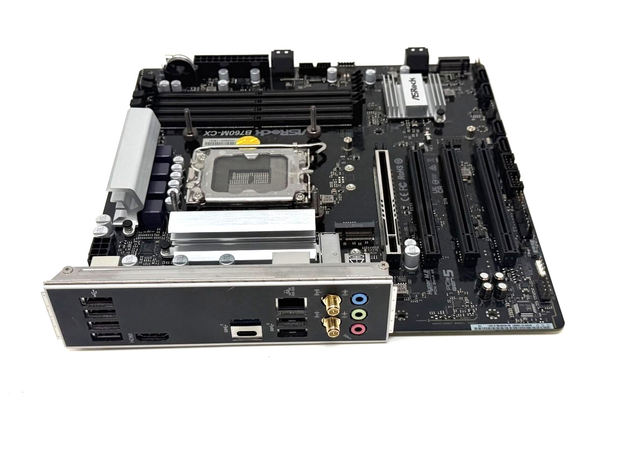 AsRock B760M-CX LGA 1700 microATX Supports 14th 13th & 12th CPU DDR5 Motherboard