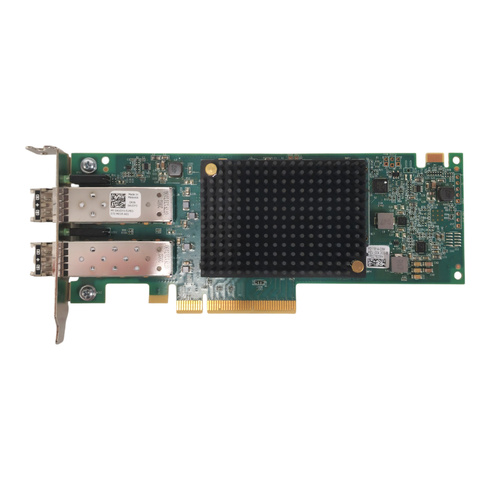 Dell Emulex LPe35002 Dual Port 32Gb FC SFP+ HBA HH 4VDY3 + 2x 32Gb SFP+