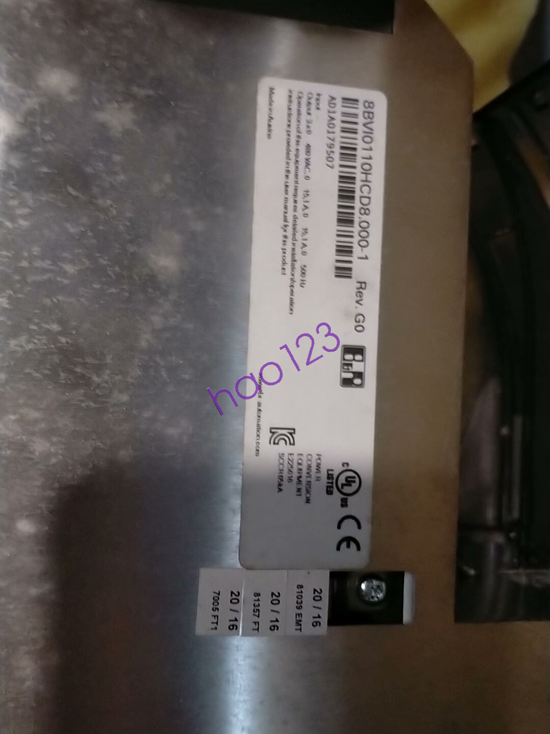 8BVI0110HCD8.000-1 B&R servo drive DHL/FedEx brand new DHL/FedEx