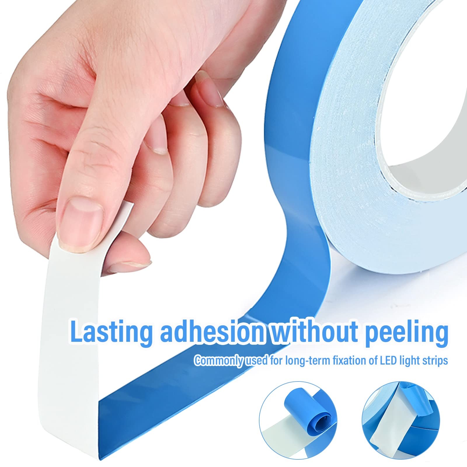 Thermal Adhesive Tape 25m X 10mm X 0.20mm Double Side Thermal Tapes Cooling Heat