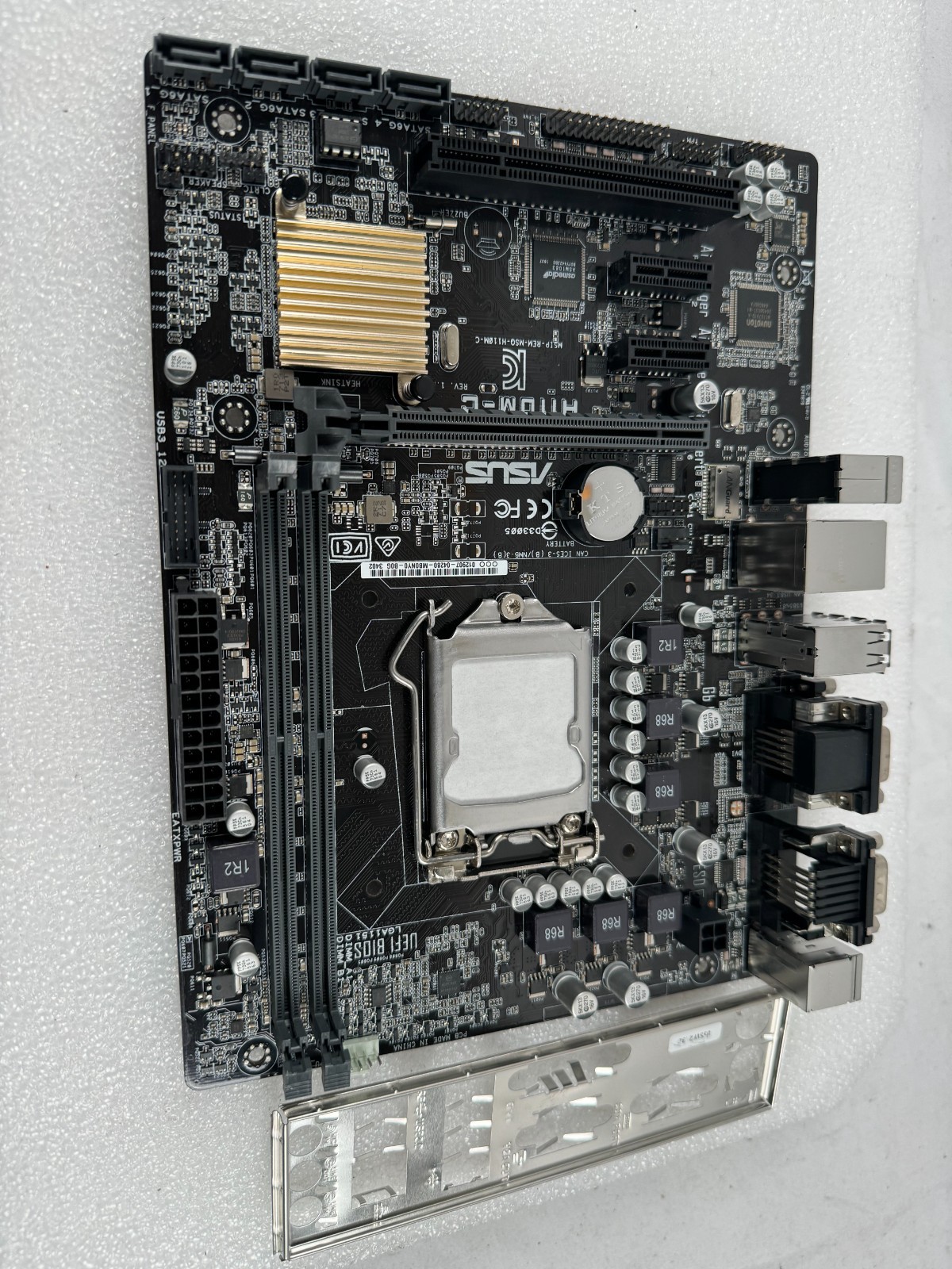 Asus H110M-C LGA 1151 DDR4 SDRAM Desktop MicroATX Motherboard Tested