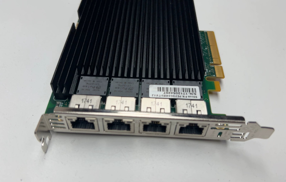 Silicom PE310G4I40EU-T Quad 10G RJ45 Adapter Intel X540-T4 PN 01KM586 For Lenovo