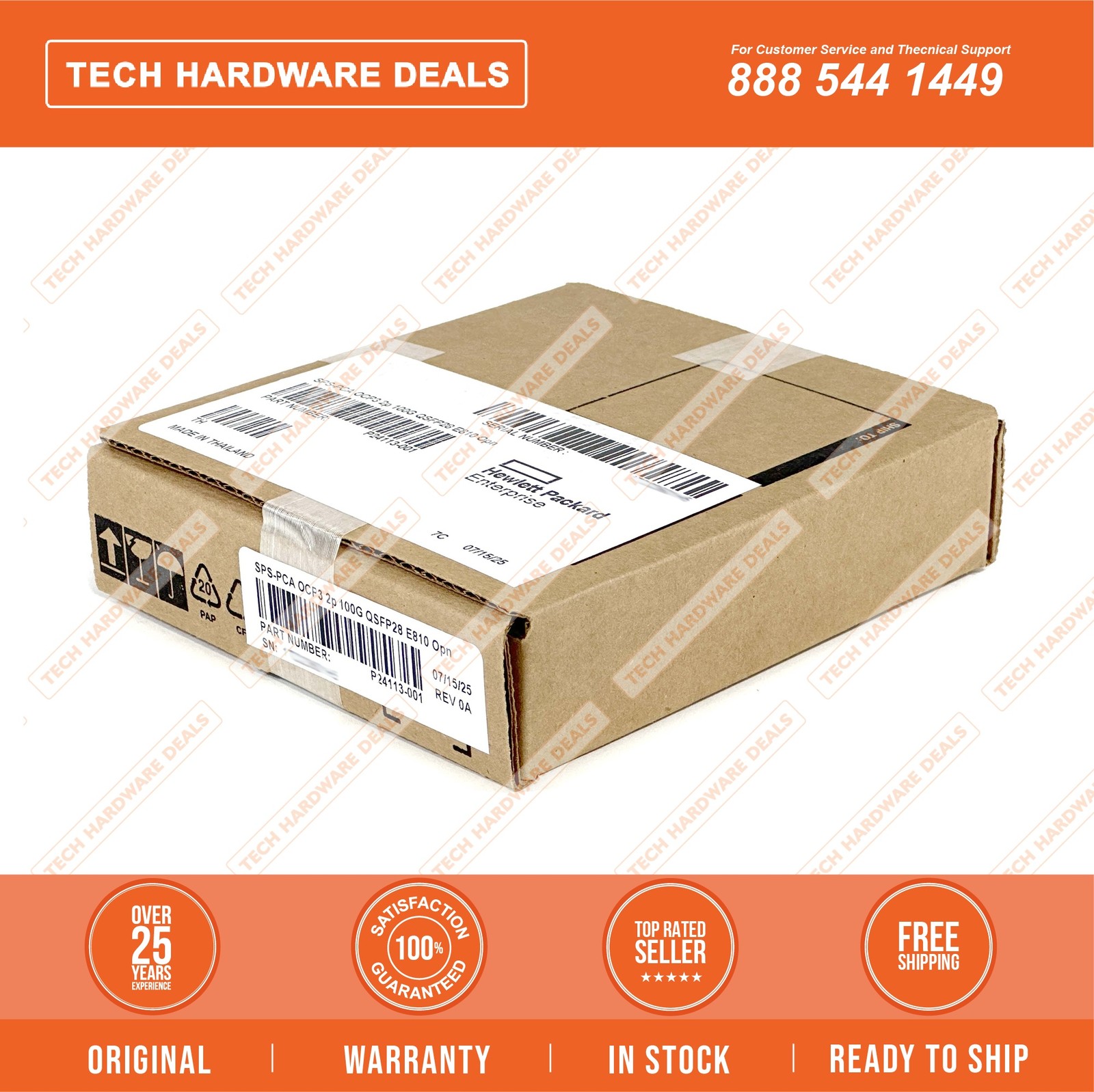 P22767-B21 NEW SEALED Marvell QL41232HQCU Ethernet 10/25Gb 2-port SFP28 OCP3 Ad