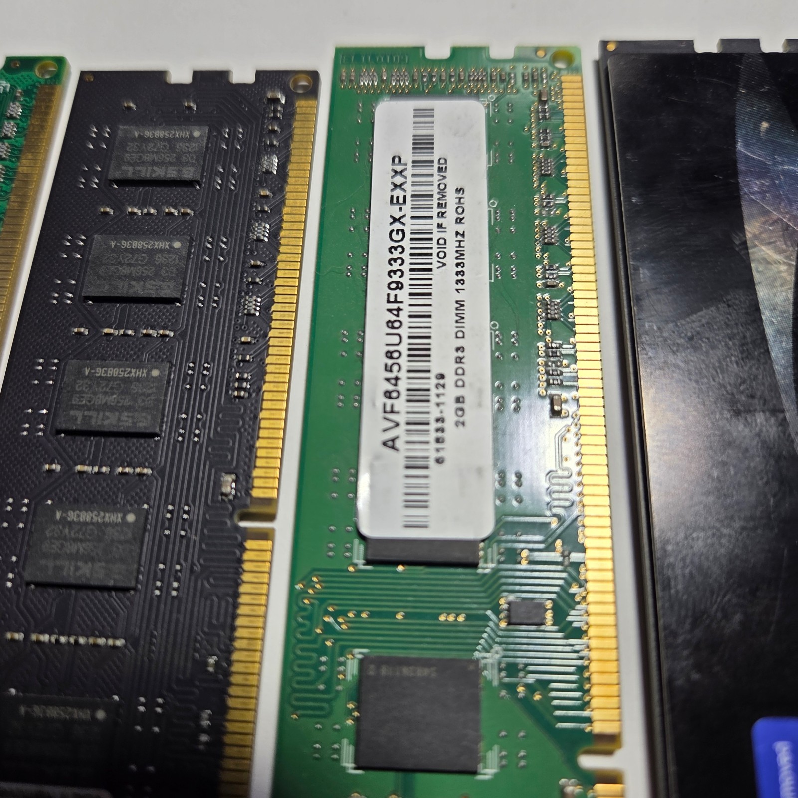 RAM DDR2 DDR3 RAM Lot of 6 Mixed Sticks Memory Modules 1 unknown Laptop RAM