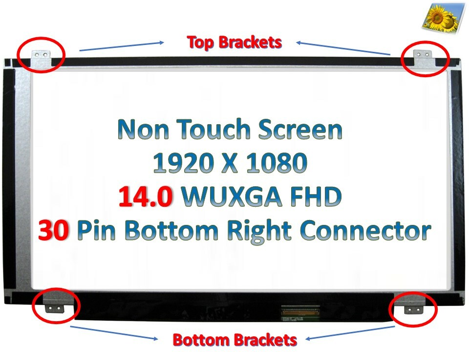 NEW 14.0 LED FHD LED DISPLAY PANEL SCREEN LIKE AU OPTRONICS B140HAN01.3