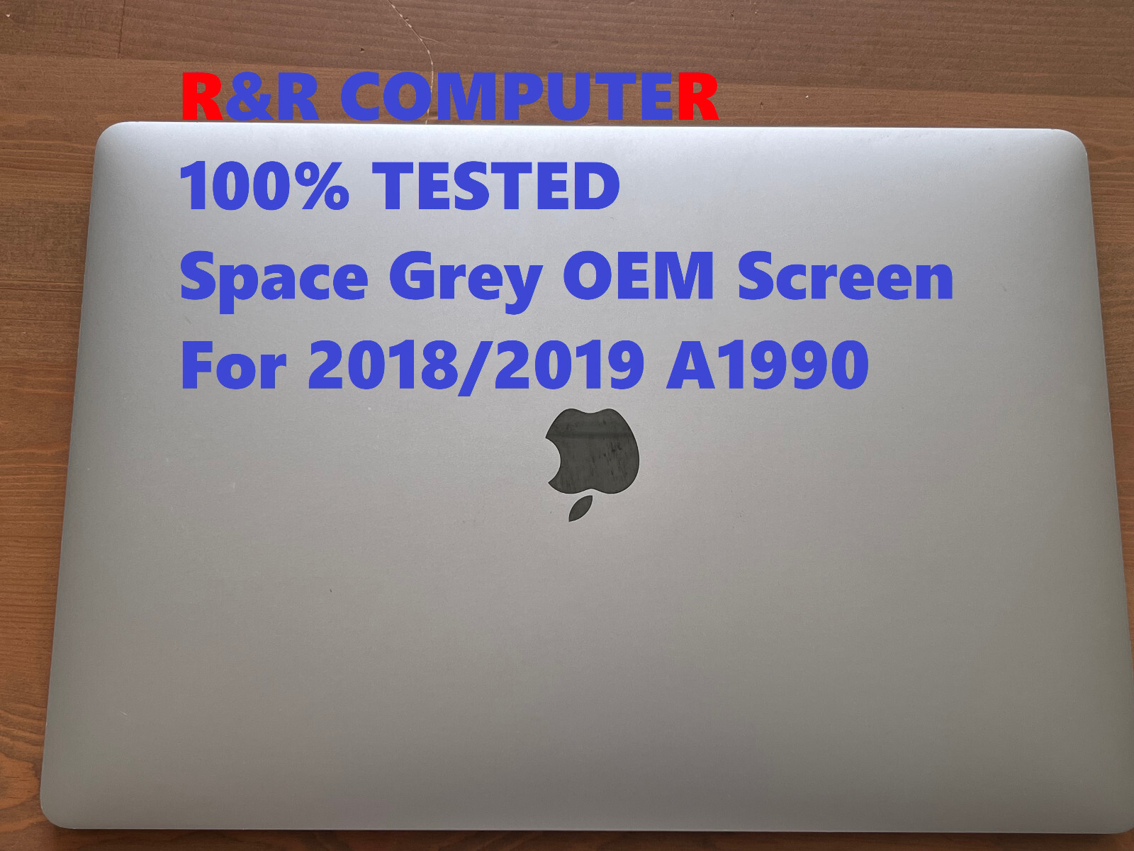 OEM Apple MacBook Pro 15″ LCD Screen Display 2018 2019 A1990 Space Grey Grade B