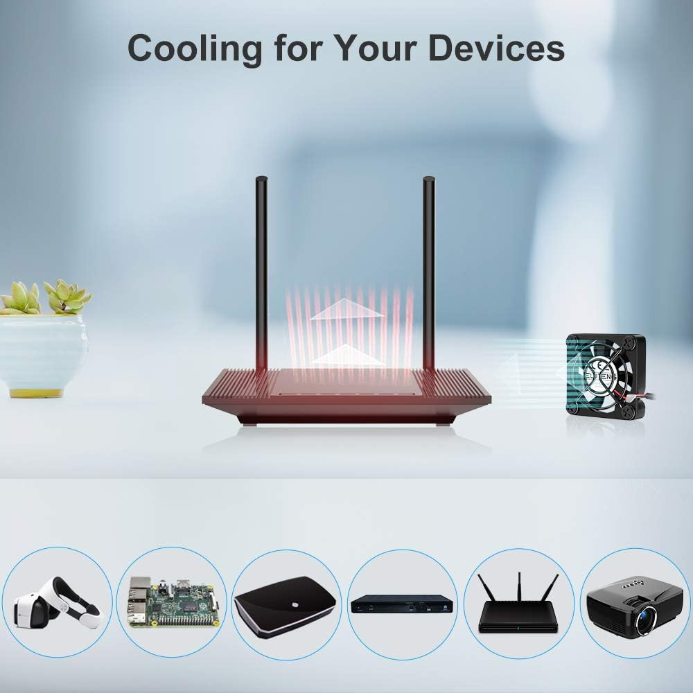 40Mm USB Fan with 3 Speed Control USB Ventilator 5V Max 5300RPM High Flow VR Coo