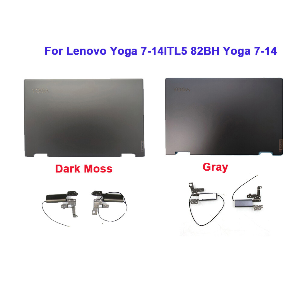 New LCD Rear Back Cover Hinge Kit L&R For Lenovo Yoga 7-14ITL5 82BH Yoga 7-14
