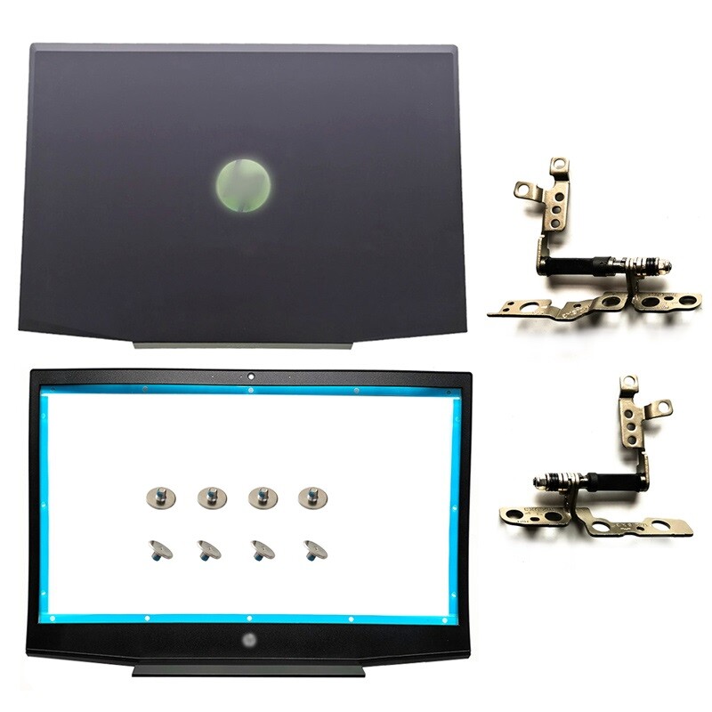 NEW for HP Pavilion 15-CX Series LCD Back Cover+Front Bezel+Hinges (Green Logo)