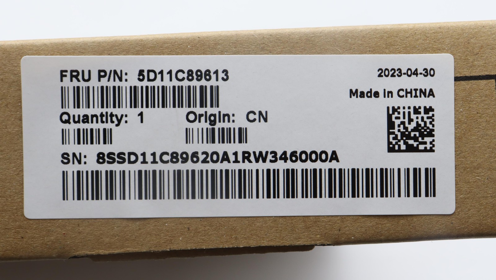 5D11C89613 FRU AUO B156HAN02.1 EA 15.6