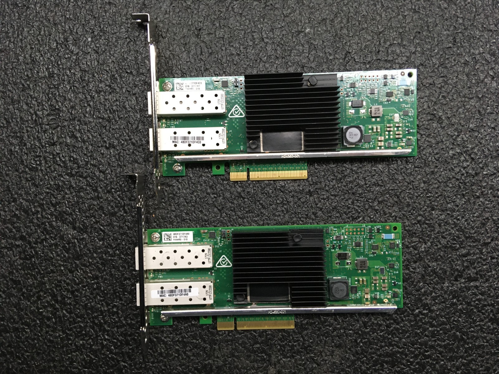 Lot of 2 HPE 10Gb 2-Port 562SFP Ethernet Adapter 790316-001