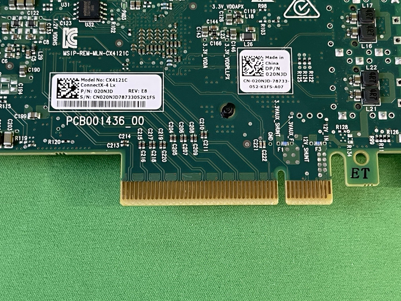 20NJD Dell Mellanox ConnectX-4 Lx CX4121C Dual 25GbE SFP28 LP