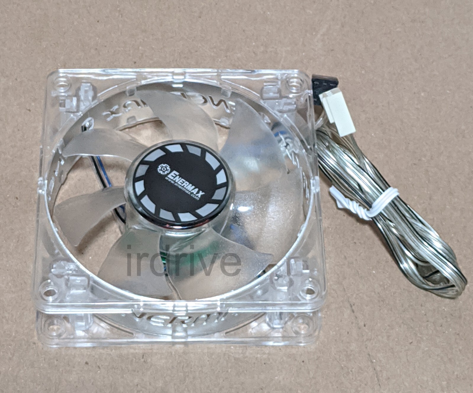 4pack: NEW Enermax Twister 80mm Blue LED 3pin 12V ON/OFF Switch Case Cooling Fan