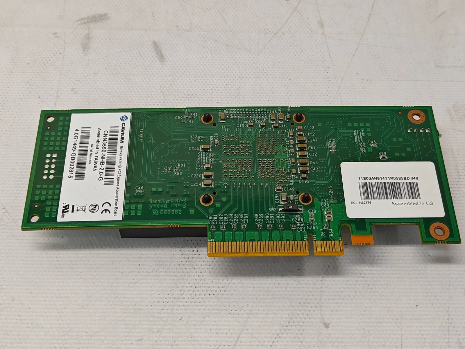 CAVIUM CNN3550-NHB-2.0-G Nitrox3 PX NHB PCI Express Acceleration Board