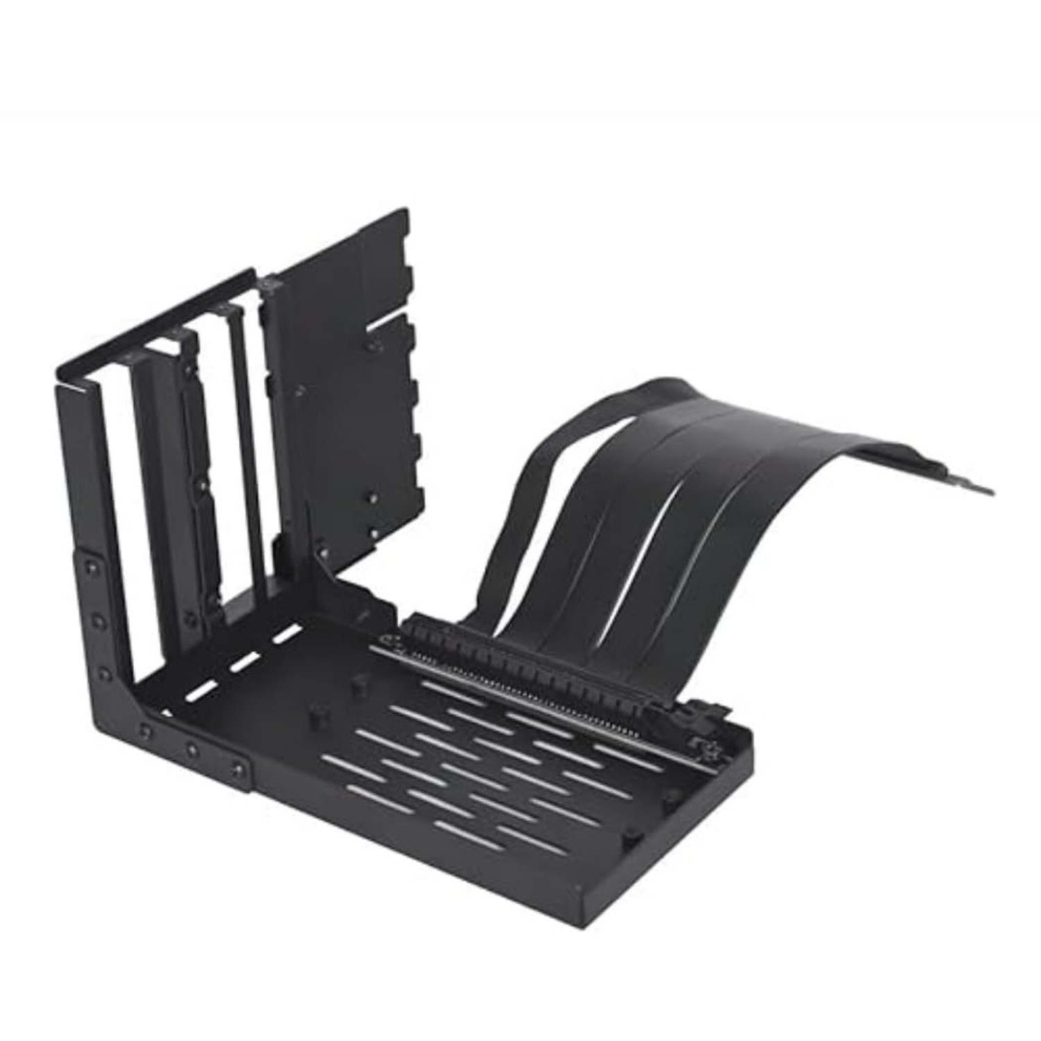 Lian Li Accessory Universal 4-Slots Vertical GPU Card Holder Kit Black, Premi…