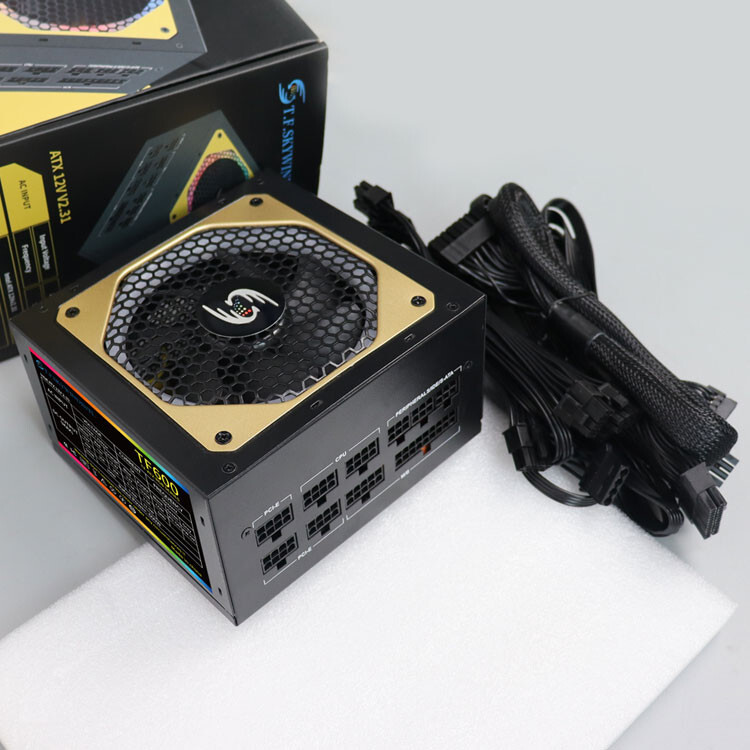 New RGB Gaming 600w Power Supply Full-Modular ATX PC Case PSU Power Supplies