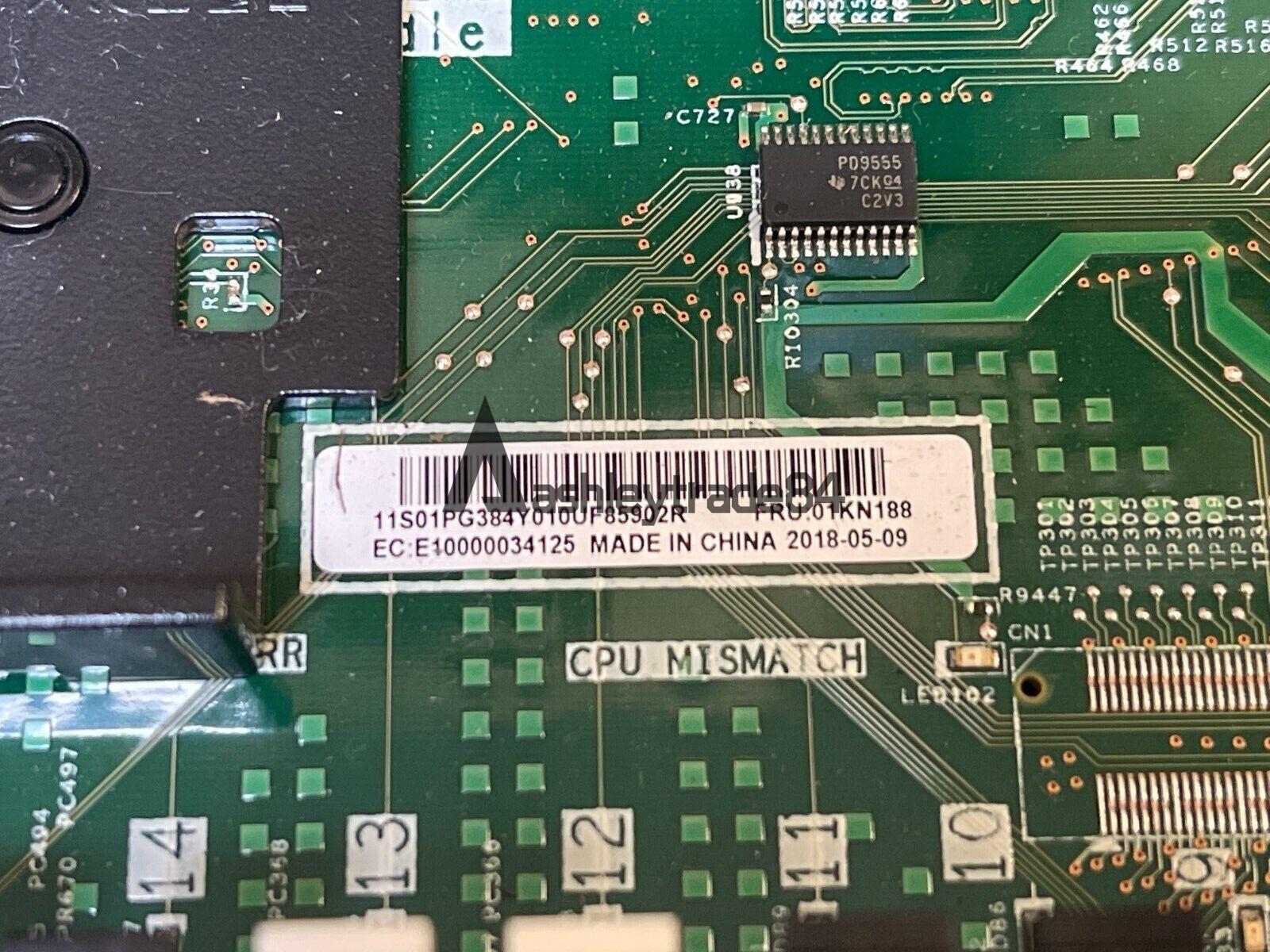 Used 1PCS LENOVO 01KN188 SYSTEM BOARD PLANAR FOR X3650 M5
