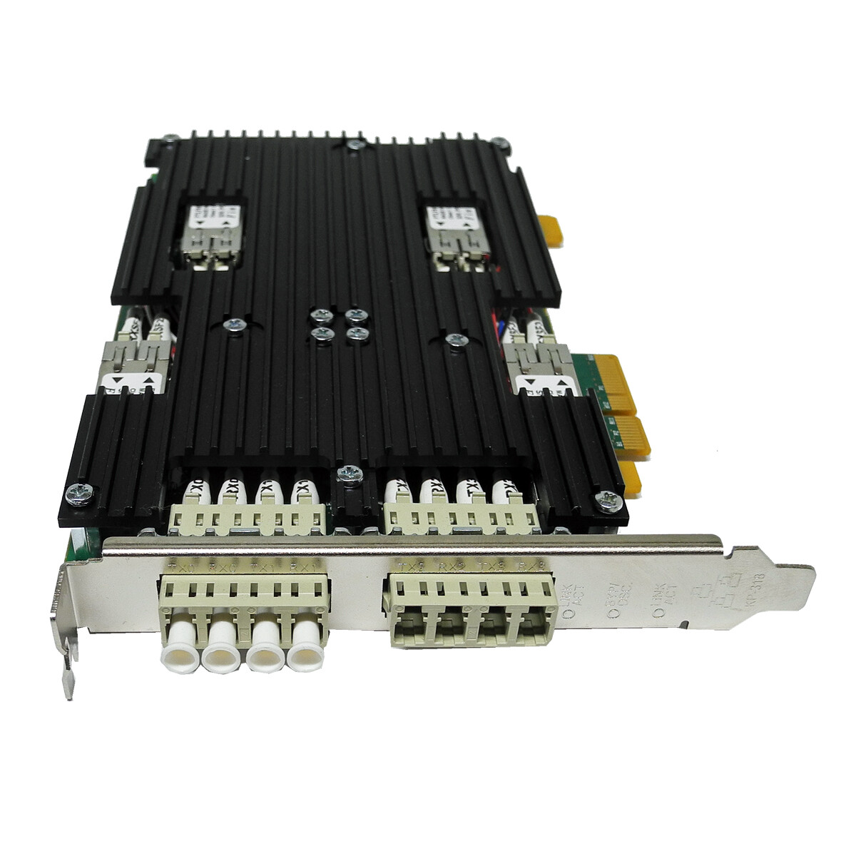Riverbed NIC-1-001G-4SX-BP Quad Port 1GbE Fiber SX PCIe x4 Network Card