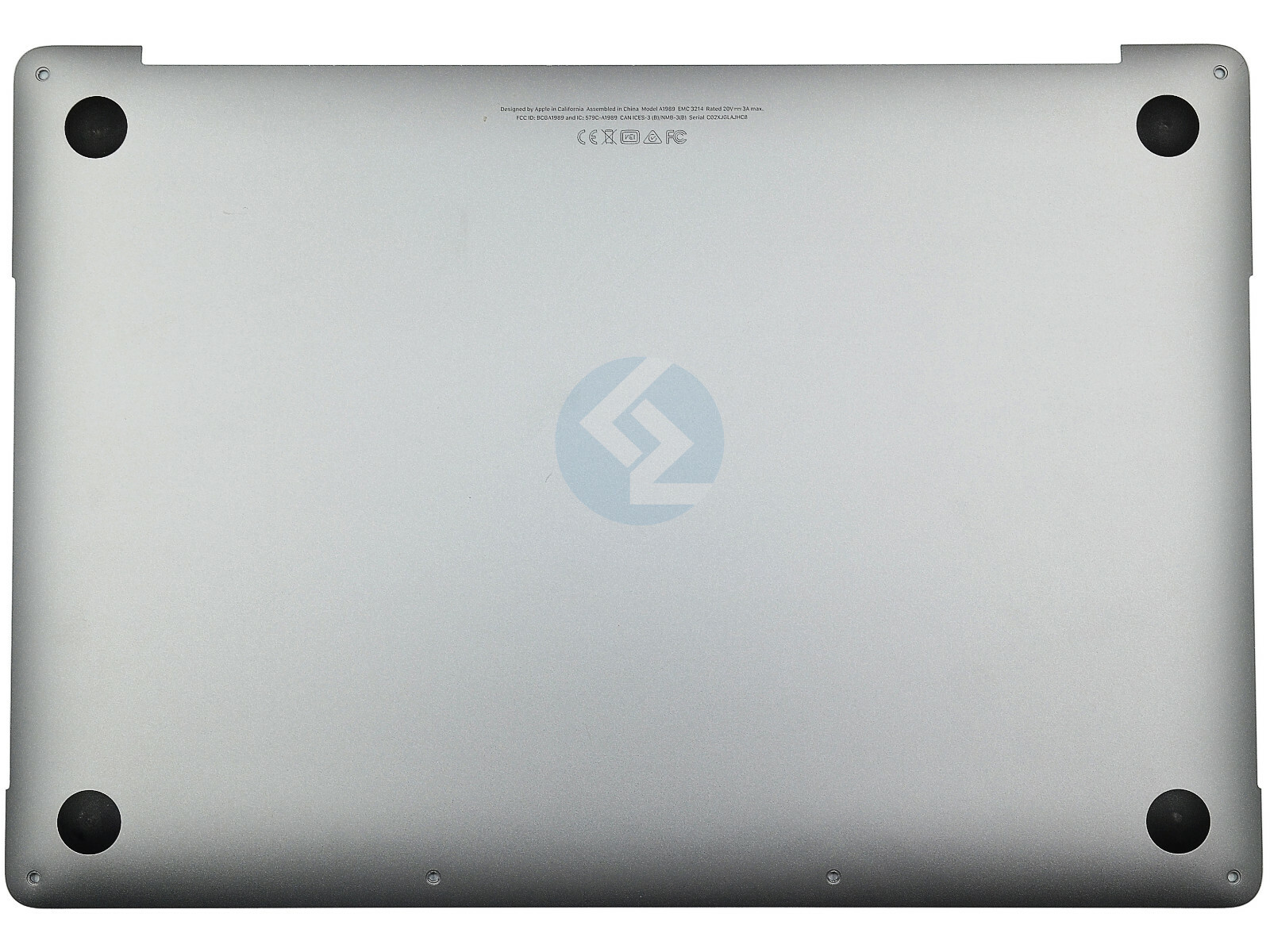 Grade B Space Gray Lower Bottom Case Cover for Macbook Pro 13″ A1989 2018 2019
