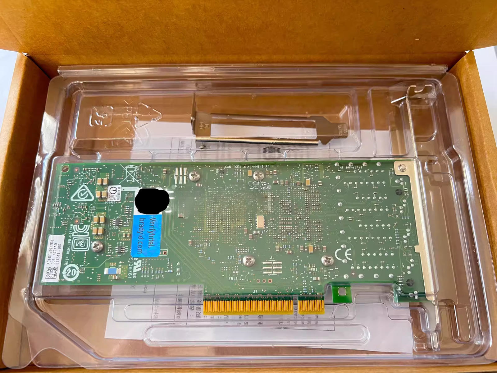 Original Intel X710-T4 Ethernet Converged Network Adapter X710T4 X710T4BLK 4Port
