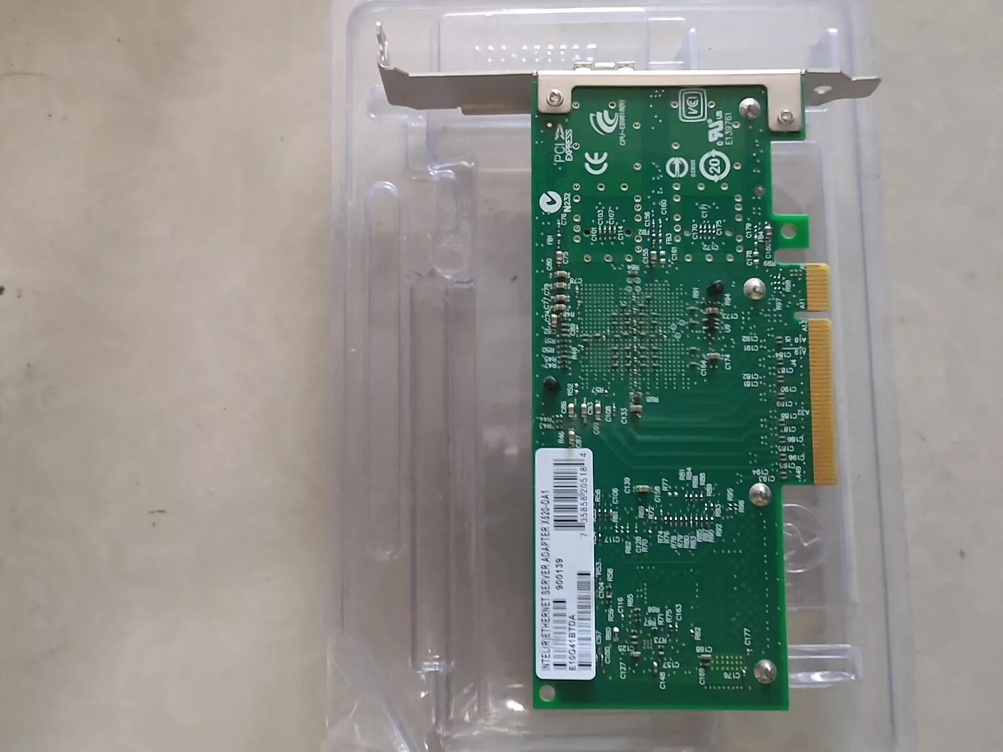 Intel 82599EN X520-DA1 10Gb Ethernet Converged Network Adapter E10G41BTDA